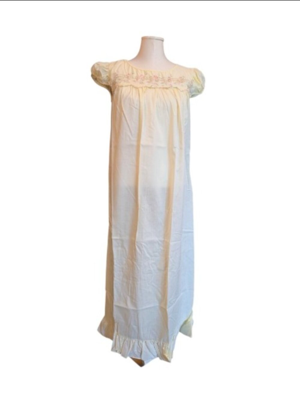 Vtg 60s House Dress cottagecore granny garden nap traditional gown NWT Size S